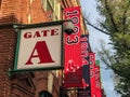Gate A, Fenway Park, Boston, MA. Royalty Free Stock Photo