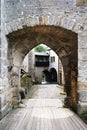 Entrance to gothic castle