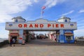 The Grand Pier in English resort town