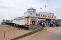 Grand pier at English seaside resort