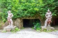 Entrance to Hanibe caves, Japan Royalty Free Stock Photo