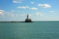 Entrance to the Harbor in Chicago Royalty Free Stock Photo