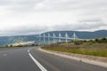 Millau Bridge in the Department of Aveyron, France