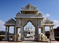 Entrance to Hindu House of Worship Royalty Free Stock Photo