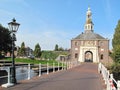 Entrance to historic centre of city Leiden