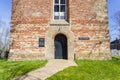 Entrance to the historic church of Wijckel in Gaasterland