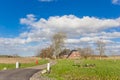 Entrance to a historic farm house near Thesinge, Groningen Royalty Free Stock Photo