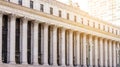 Entrance to the historic New York City Post Office building in Manhattan Royalty Free Stock Photo