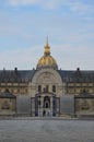 Entrance to historical Military museum , Les Invalides in Paris Royalty Free Stock Photo