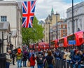 The entrance to horse guard parade in london Royalty Free Stock Photo