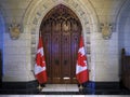 Entrance to the House of Commons. Royalty Free Stock Photo