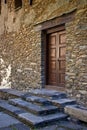 Entrance to a house in Ordino town, Andorra