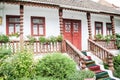 Entrance to the house in the village. Royalty Free Stock Photo