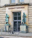 Entrance to the Institute for Ferrous metallurgy, in german Royalty Free Stock Photo