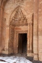 Entrance to Ishak Pasha Palace, Eastern Turkey Royalty Free Stock Photo