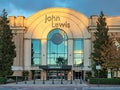 Entrance to John Lewis department store in the Trafford Centre Manchester