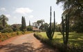 Entrance to Karen Blixen's house, Kenya. Royalty Free Stock Photo