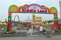 Entrance to Kiddie Land and rides at the Indiana State Fair in I