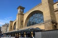 Entrance to Kings Cross railway station, London Royalty Free Stock Photo