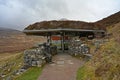 Entrance to Knockan Crag educational visitor centre in North West Highlands, Scotland