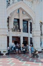 Entrance to the Kul Sharif mosque, Kazan, Russia Royalty Free Stock Photo