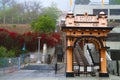 Entrance to the landmark Angels Flight in the Bunker Hill District