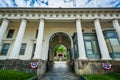 The entrance to Laurel Hill Cemetery, in Philadelphia, Pennsylvania