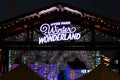 Entrance to London\'s winter wonderland in Hyde Park