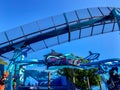 The entrance to the Mako Roller Coaster at SeaWorld Orlando Florida