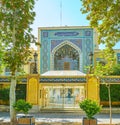 The entrance to Malek museum, Bagh-e Melli quarter, Tehran, Iran