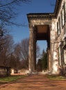 Entrance to a mansion