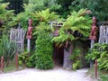 Entrance to Maori Village South of Rotorua New Zealand
