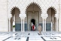 Guards in front of Mausoleum Mohammed V, Rabat, Morocco Royalty Free Stock Photo