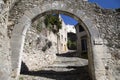 Entrance to the medieval French village of Biot