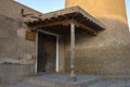 Entrance.to the medieval Juma Mosque. Ichan-Kala, Khiva. Uzbekistan