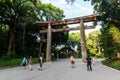 The entrance to Meiji Jingu shrine