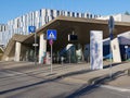 Entrance to the metro station of Garching Forschungszentrum in Garching, Bavaria, Germany Royalty Free Stock Photo