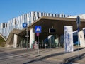 Entrance to the metro station of Garching Forschungszentrum in Garching, Bavaria, Germany Royalty Free Stock Photo