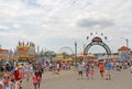 Entrance to the Midway at the Indiana State Fair Royalty Free Stock Photo