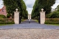 Entrance to military Cemetery in Belgium