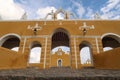 Entrance to the monastery Convento de San Antonio de Padua convent of Saint Anthony of Padua, Izamal, Mexico Royalty Free Stock Photo