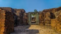 Entrance to monastery main gate of Ratnagiri hill ,Ruined Buddhist monastery of Ratnagiri of 800AD at jajpur, Odisha,India