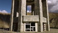 The entrance to the monument of Panjshir