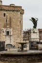 Entrance to the municipal villa from Piazza IV Novembre in Benevento