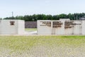 Entrance to Museum and memorial in former Nazi-German death camp in Belzec