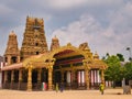 The entrance to the Nallur Kandaswamy Temple in Jaffna, northern Sri Lanka