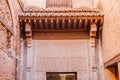 Entrance to Nasrid Palaces (Palacios Nazaries) at Alhambra in Granada, Spa Royalty Free Stock Photo