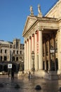 Entrance to The National Teather and Rossio Station. Lisbon. Portugal Royalty Free Stock Photo