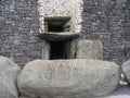 Entrance to Newgrange Royalty Free Stock Photo