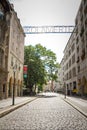 Entrance to the Nikolaiviertel district in Berlin in Germany Royalty Free Stock Photo